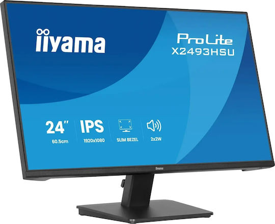 Iiyama ProLite XU2493HSU-B1 IPS Monitor 23.8" FHD 1920x1080 with 4ms Response Time GTG