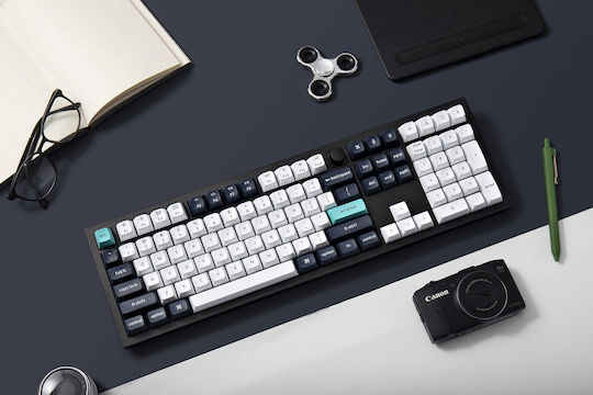 Keychron Q6M-M4 Max Q6M-M4 Wireless Gaming Mechanical Keyboard with Gateron Jupiter Banana Switches and RGB Lighting English US