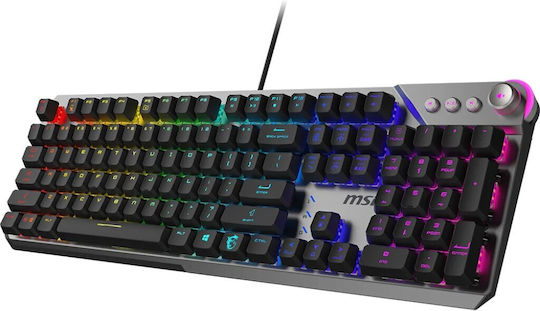 MSI Strike 600 Silent Gaming Keyboard with RGB lighting (English US)