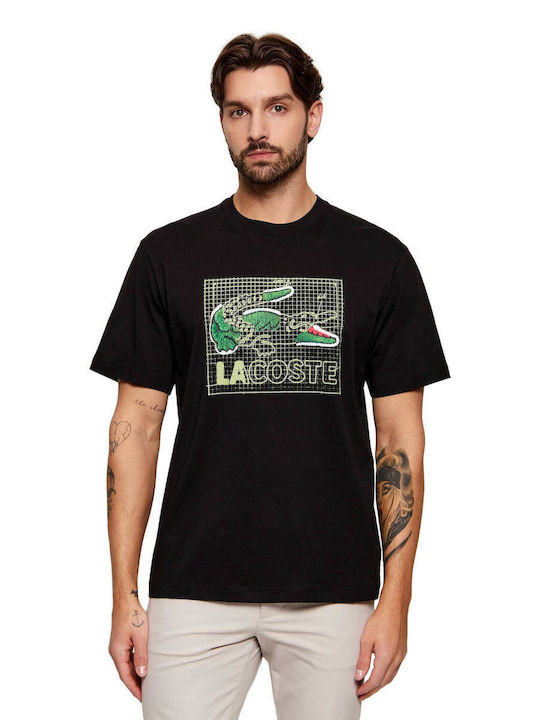Lacoste Lacoste Herrenblusen T-Shirt Schwarz