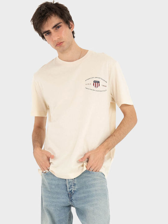 Gant Tricou Ivory Gant Tricou Ivory