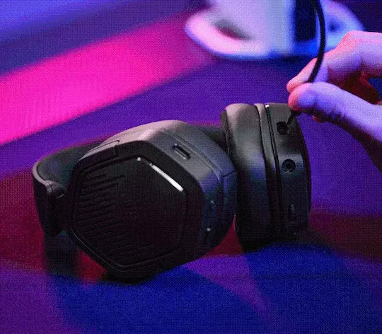 Trust GXT 493 Carus Ασύρματο Over Ear Gaming Headset με σύνδεση 3.5mm / Bluetooth / USB for Nintendo Switch / PS4 / PS5