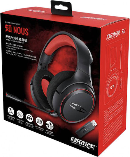 Takstar Nous Ασύρματο Over Ear Gaming Headset με σύνδεση Bluetooth