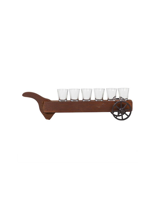 Pahare Pentru Shot Din Sticlă 50ml 6 Bucăți