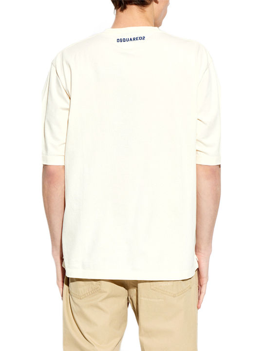 Dsquared2 Beige Blue T-Shirt