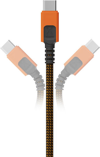 Xtorm USB 2.0 Cable USB-C Male - USB-C 60W Black 1.5m