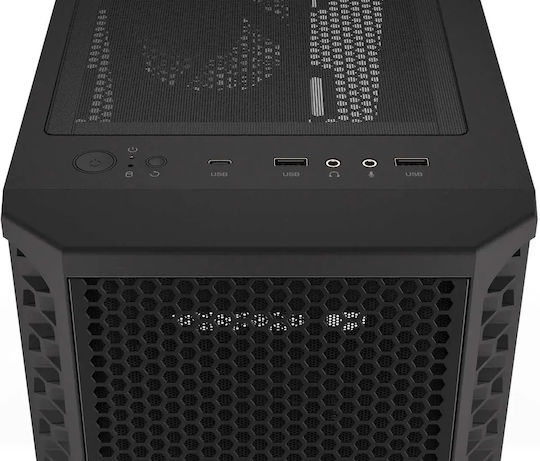 Endorfy Signum M30 Air Gaming Mini Tower Computer Case with Side Window Black