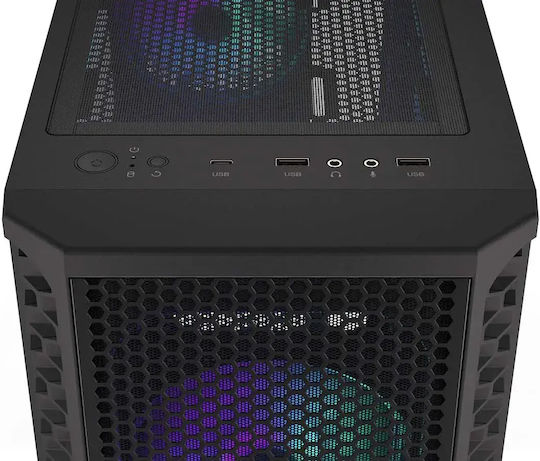 Endorfy Signum M30 ARGB Gaming Mini Tower Computer Case Black