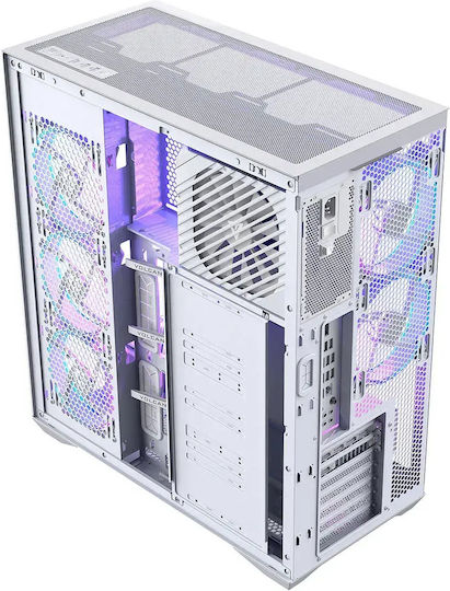 Modecom Volcano SPACE XL Gaming Full Tower Κουτί Υπολογιστή με Πλαϊνό Παράθυρο και ARGB Φωτισμό Λευκό
