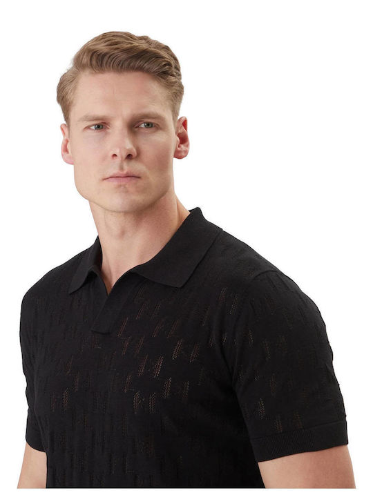 Polo T-shirt Μαυρο