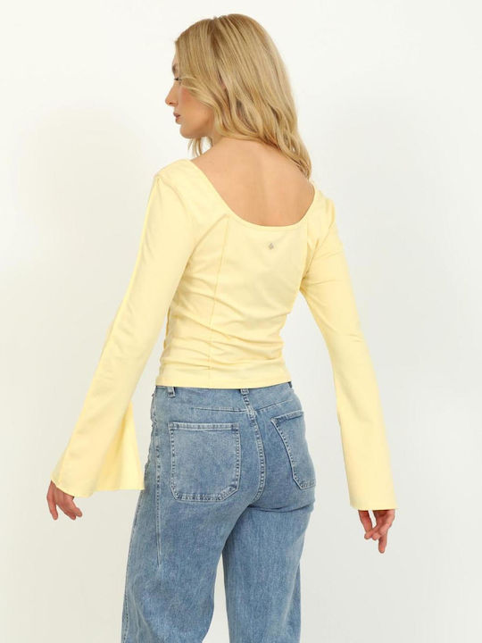 Women's Blouse Yellow