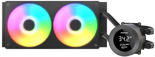 Cougar Poseidon Vistek Υδρόψυξη AIO CPU με 2 Ανεμιστήρες 120mm και ARGB Φωτισμό
