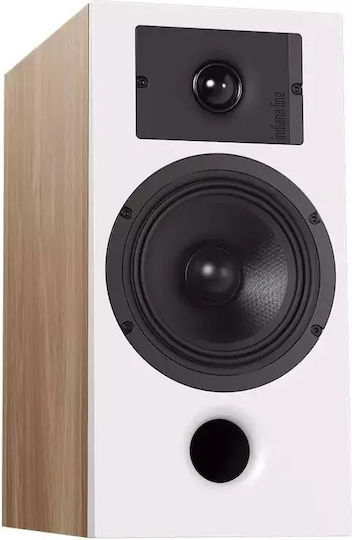 Indiana Line Diva 3 Paar Passive Hi-Fi-Lautsprecher Buch selbst 100W 2 Wege Weiße Eiche