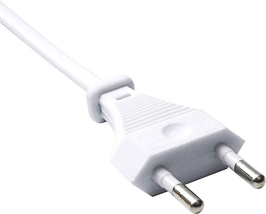 Akyga Euro - IEC C7 Cable 3m Λευκό AK-RD-07A