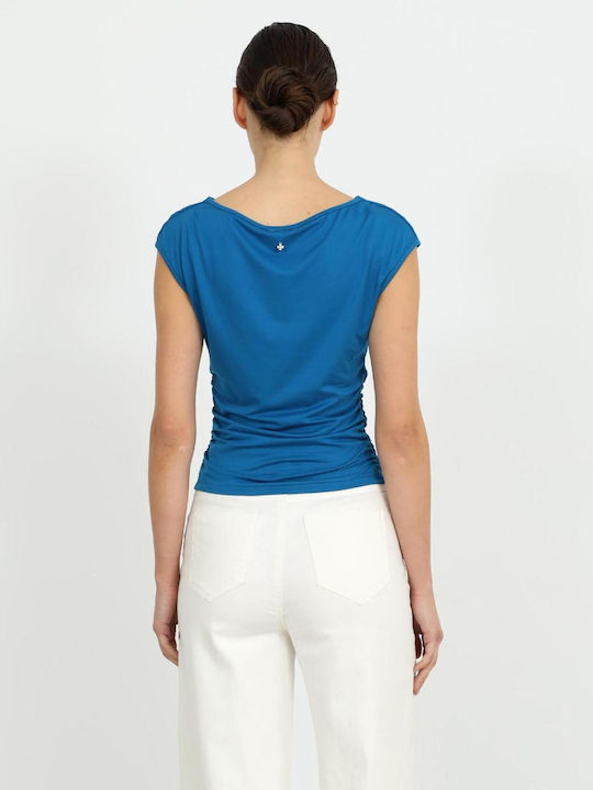 Damen Bluse Blau
