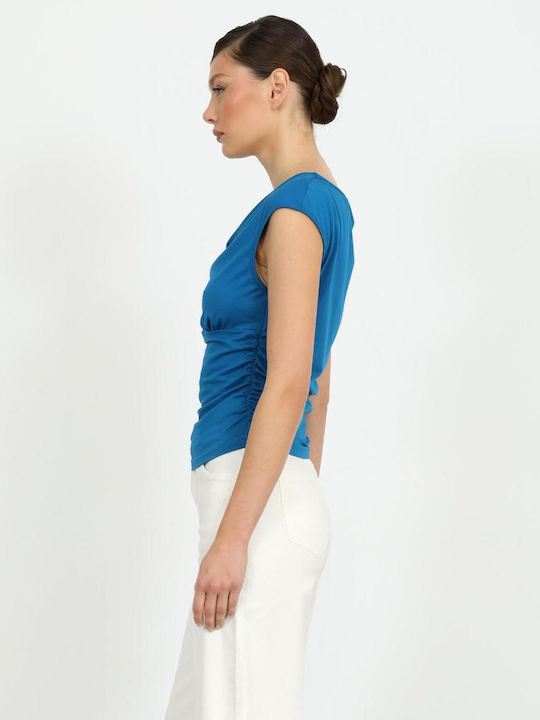 Damen Bluse Blau