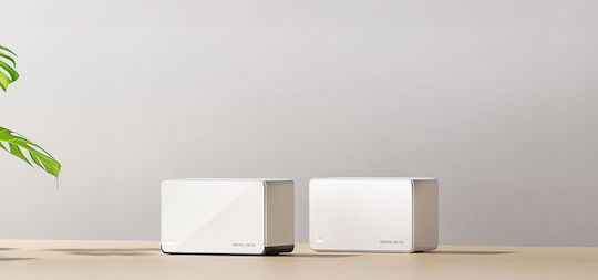 Mercusys Halo H85X WiFi Mesh Network Access Point Wi‑Fi 6 Dual Band (2.4 & 5GHz) in Double Kit