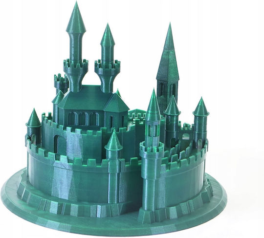 Prusa PLA 3D Printer Filament 1.75mm Opal Green 1kg 1τμχ (Spool)