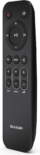 Sharp HT-SBW55121 Soundbar 5.1.2 212W cu Telecomanda Negru