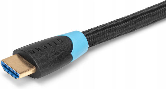 Montis 2.0 Cable HDMI male - HDMI male 10m Μαύρο