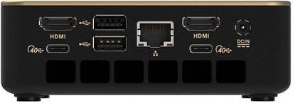 Sapphire Mini Pc Sapphire Edge Ai 340 Amd Ryzen 5 340 2.5 Gigabit 117x111x30mm Black Gold