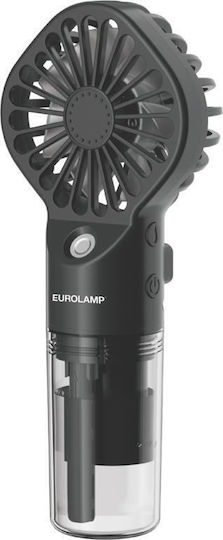 Eurolamp Handheld Fan USB with Water 2W Black