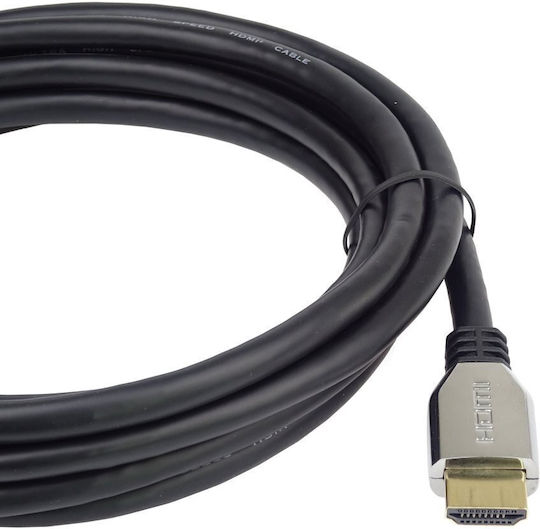 PremiumCord Cable HDMI male - HDMI male 1.5m Μαύρο