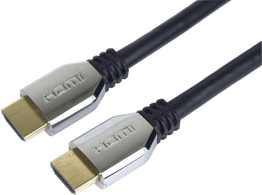 PremiumCord Cable HDMI male - HDMI male 1.5m Μαύρο