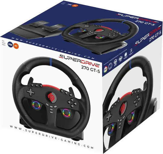 Subsonic 270 GT5 Τιμονιέρα με Πετάλια για PC / PS5