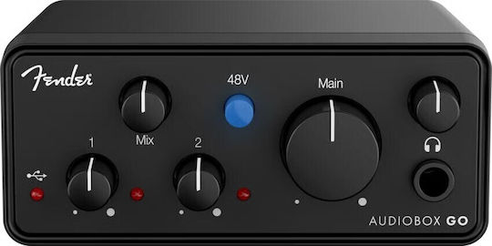 Fender AudioBox Go Placă de Sunet Externă Profesională cu Conectare USB