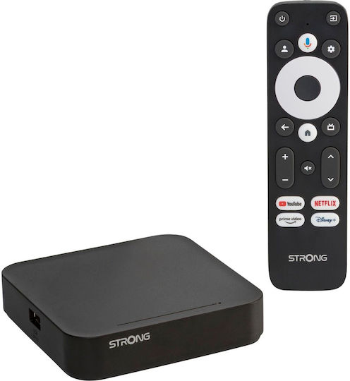 Strong TV Box LEAP-S3 Ultimate 4K UHD with WiFi 2GB RAM and 16GB Storage Space with Operating System Android 11.0 and Google Assistant