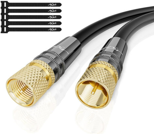 70 м Сателитен HDTV DVB-T2 DVB-C DVB-S Антенен Кабел Позлатени 2 F Конектора