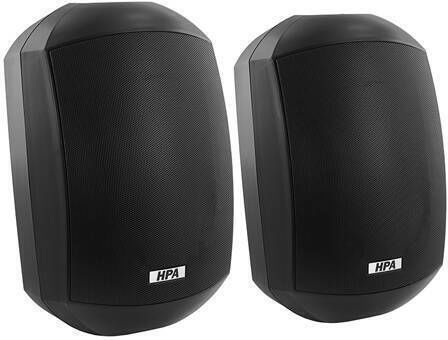 Wasserdichte Passiv Installationslautsprecher Wand 40W Paar Schwarze