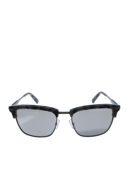 Zegna Γυαλιά Ηλίου Μαύρα με Mixed Σκελετό Zegna Γυαλιά Ηλίου Μαύρα με Mixed Σκελετό