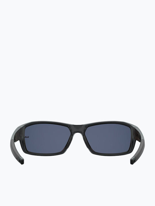 Under Armour Fanatical Unisex Ochelari De Soare Cu Culoare Full Face Neagră Și Lentilă Cu Oglindă Transparentă