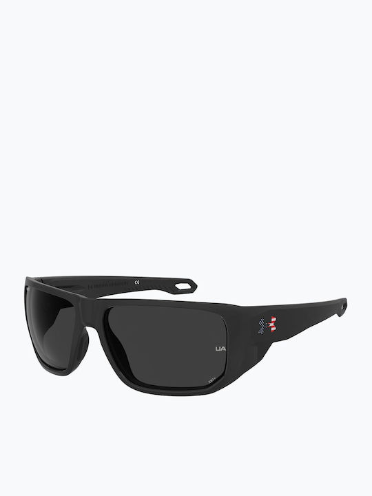 Under Armour Unisex Ochelari de soare cu Negru Cadru și Negru Polarized Lentilă UAAttack2SZE/6C