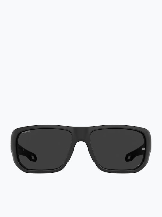 Under Armour Unisex Ochelari de soare cu Negru Cadru și Negru Polarized Lentilă UAAttack2SZE/6C