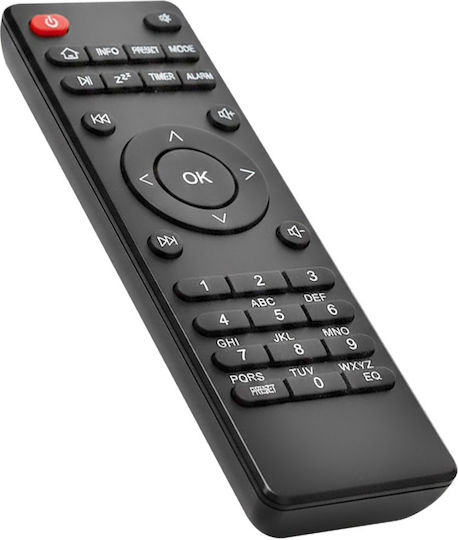 Nedis Ir Rdin3000 4000 5000 5005 Internet Radio Replacement Remote Control Black