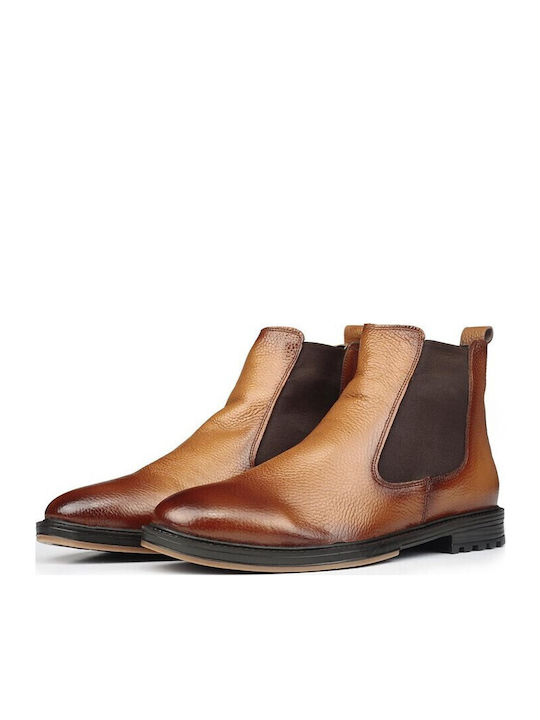 Leather Brown Men's Boots