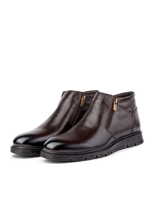 Herrenstiefel Braune Leder Anatomic Herrenstiefel