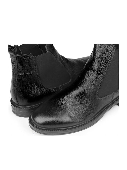 Leather Black Men's Boots