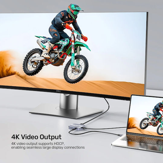 Unitek Кард Рийдър Магнитен Pd100w + 4k60hz + Аудио Микрофон S1244c