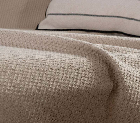 Nef-Nef Homeware Betty Three-Seater Sofa Throw 180x300cm Beige