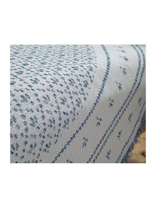 Nef-Nef Homeware Ishmar Ριχτάρι Πολυθρόνας 170x180εκ. Blue