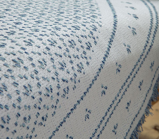 Nef-Nef Homeware Ishmar Ριχτάρι Πολυθρόνας 170x180εκ. Blue