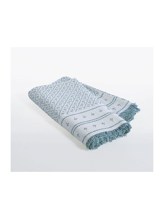 Nef-Nef Homeware Ishmar Three-Seater Sofa Throw 170x300cm Blue