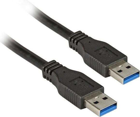 EFB Cablu USB 3.0 USB-A Masculin Negru 1.8m K5210SW.1,8