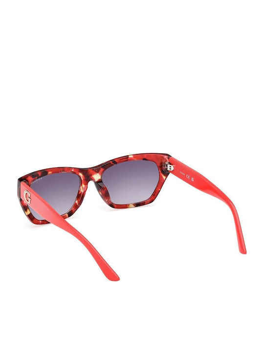 Guess Women's Sunglasses with Brown Tartaruga Plastic Frame and Gray Gradient Lens GU00203H 54B