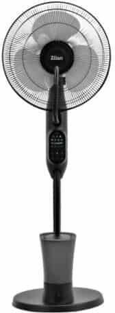 Zilan Zilan Pedestal Fan 75W Fan Diameter 43cm with Remote Control Black