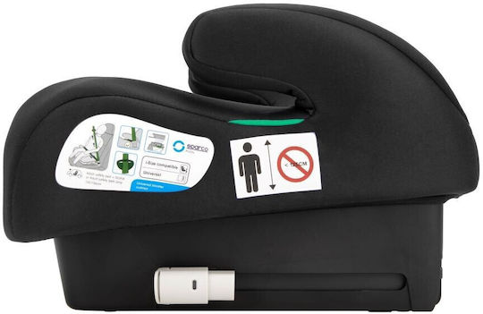 Sparco Baby Car Seat Booster i-Size with Isofix Black 22-36 kg